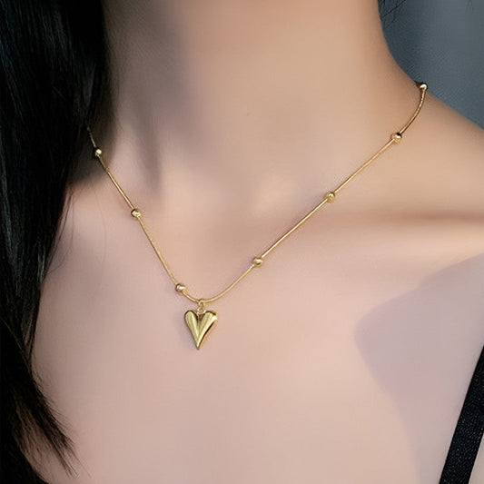 Serenity Heart Chain Necklace
