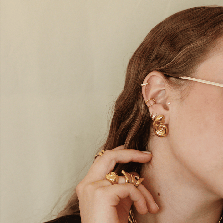 Luxe Spiral Earring