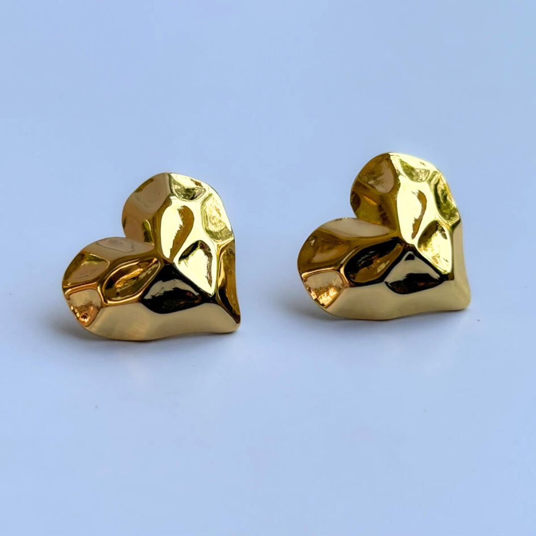 Gleam Heart Studs