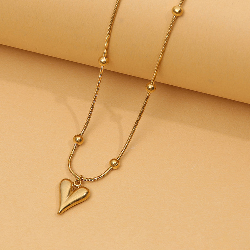 Serenity Heart Chain Necklace