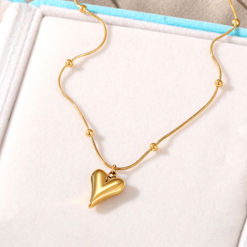 Serenity Heart Chain Necklace