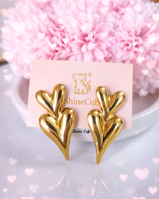 Royal Heart Earrings