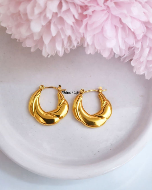 Shine Curve Hoops