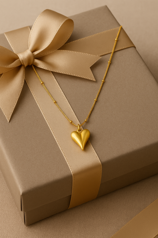 Serenity Heart Chain Necklace Type 2